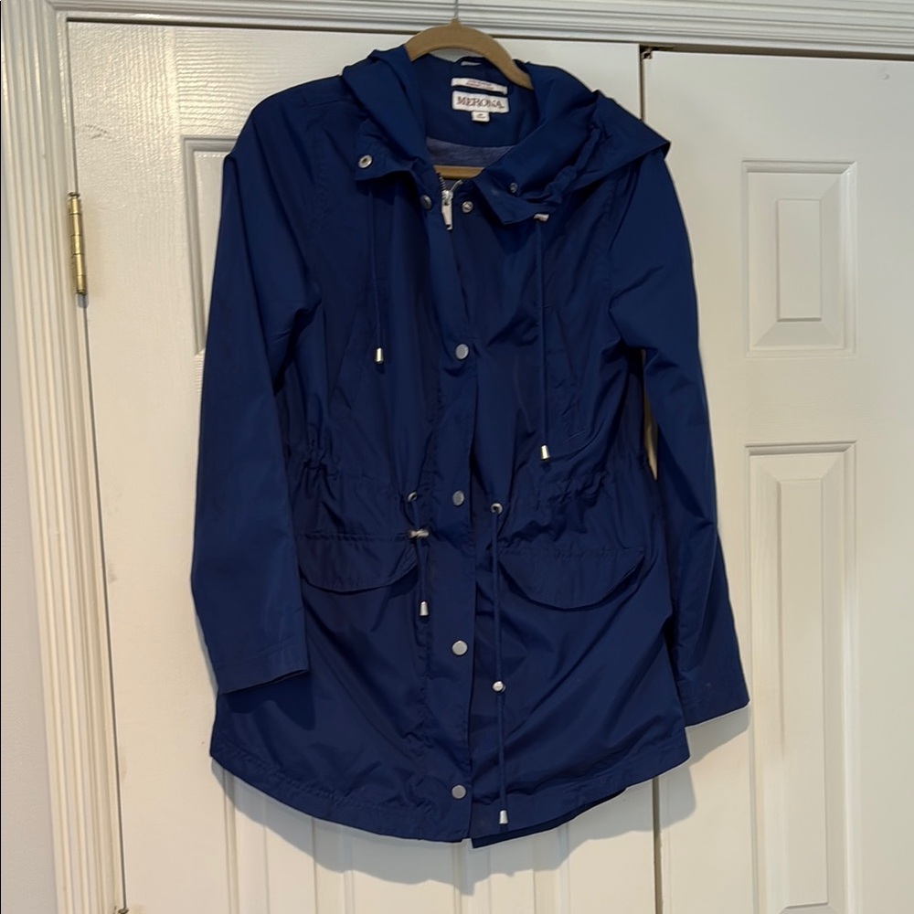 Women's Blue Hooded Jacket